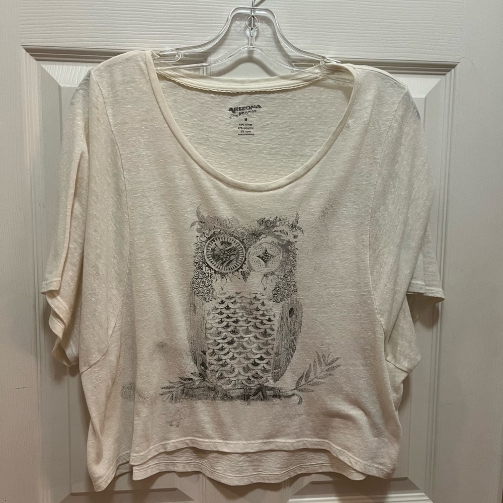 Oversized owl top